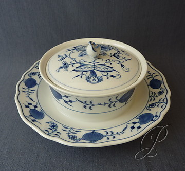 meissen zwiebelmuster butterdose