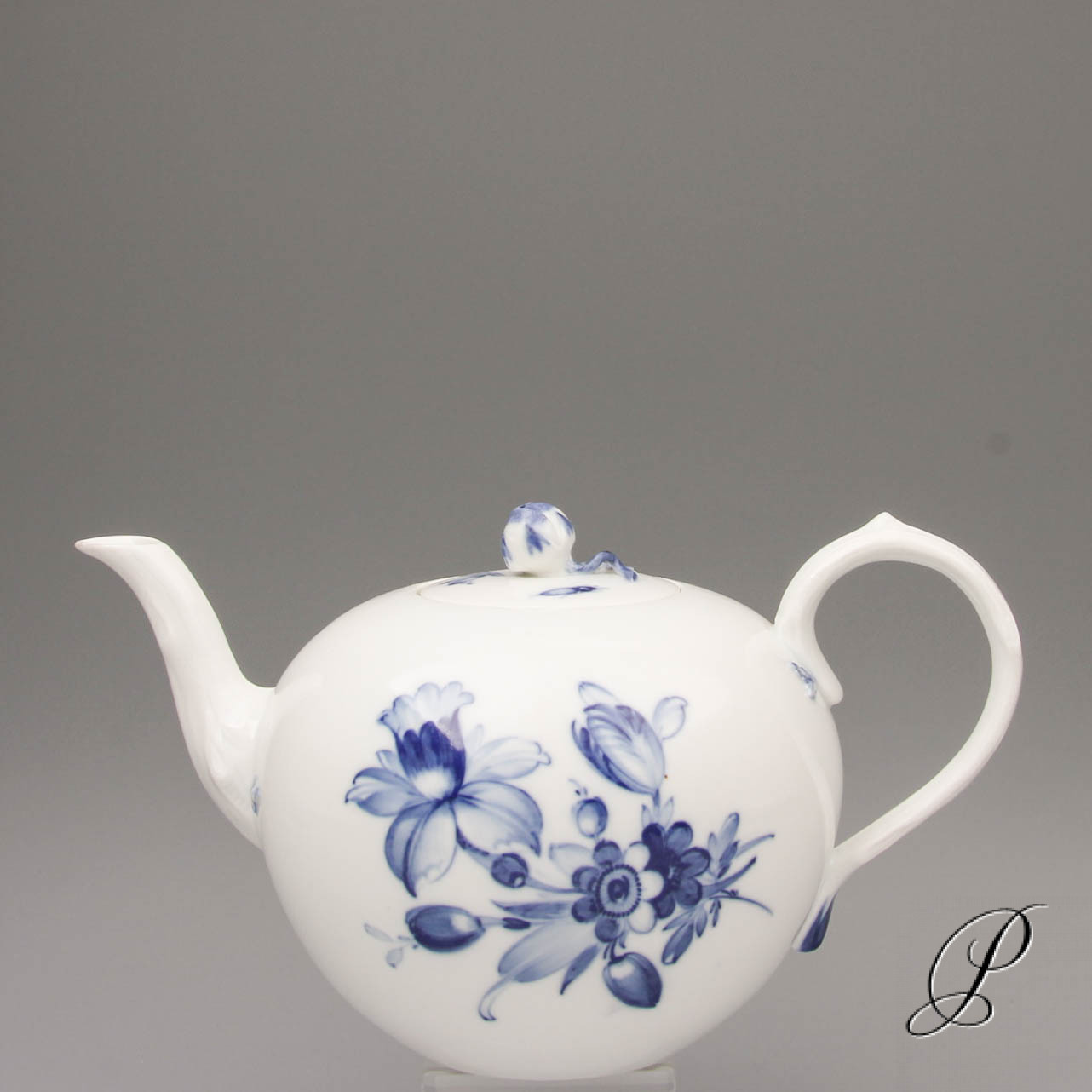 Meissen Blaue Blume Mit Insekten