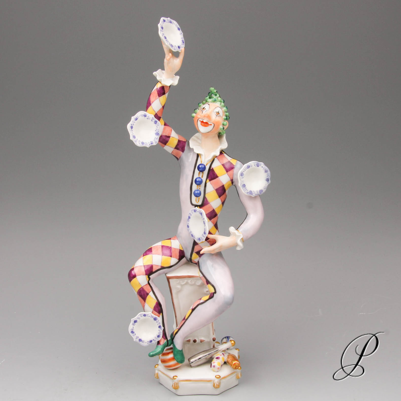 Figur Meissen Clown Jongleur von P.Strang - limitiert!!! | Porzellan ...