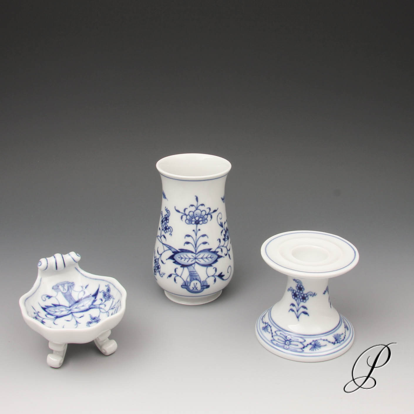 Saleron (Salière) En Porcelaine De Meissen - Décor Zwiebelmuster (Oignon) Du XVIIIe Siècle - Vente En L'État, Collection