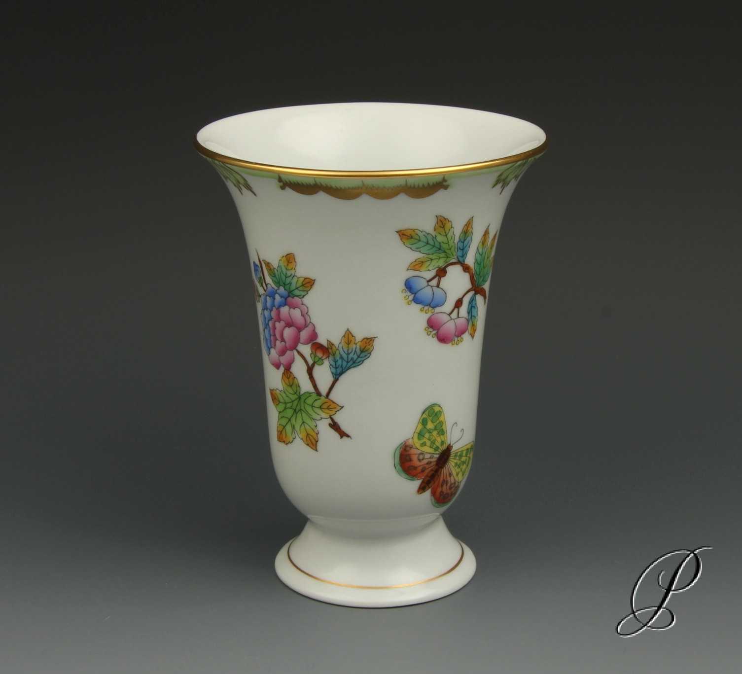 Vase Herend im Dekor Victoria Porzellan & Porcelain