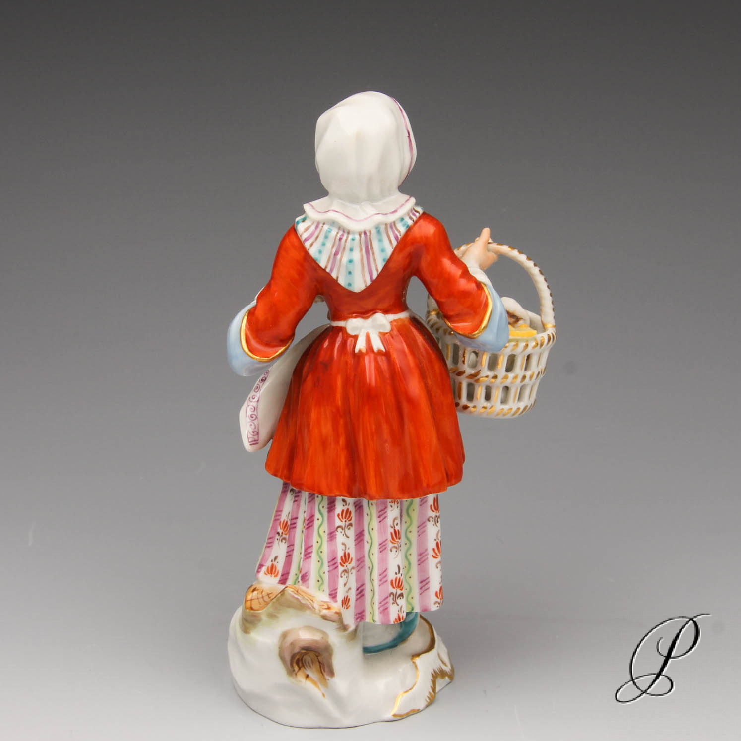 Meissen Figur Pariser Ausrufer Cris De Paris Geb ckverk uferin Meissen Figur Pariser Ausrufer Cris De Paris Geb ckverk uferin