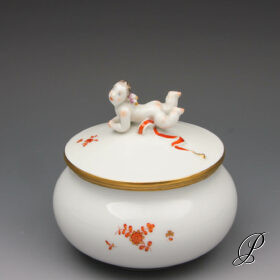 Dose Meissen Form und Malerei nach Paul Börner - Art Deco