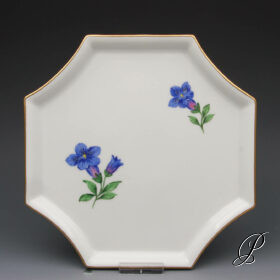 Tablett Meissen Enzian