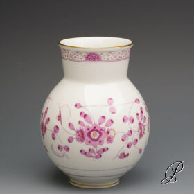 Vase Meissen 1.Wahl reiche Indische Malerei purpur