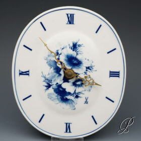 Uhr Meissen 1.Wahl im Dekor blaue Blume