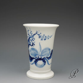 Meissen Vase 1.Wahl blaue Orchidee auf Ast von Prof. Heinz Werner