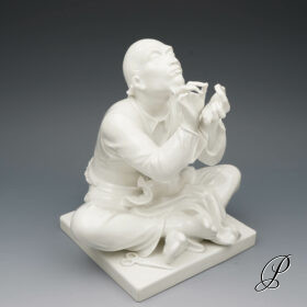Figur Meissen "Schneider Wippel" von Alexander Struck
