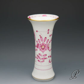 Vase Meissen 1.Wahl reiche indische Malerei purpur