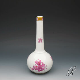 Vase Herend im Dekor Apponyi purpur