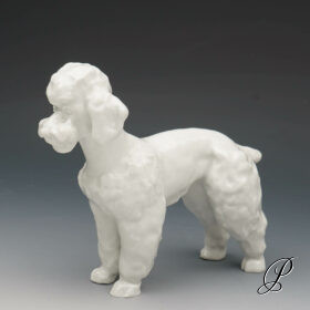 Figur Meissen Pudel 1.Wahl