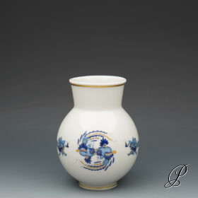 Vase Meissen 1.Wahl "reicher Drache blau"