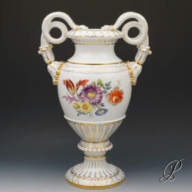 Schlangenhenkelvase Meissen Pfeiferzeit um 1924 Jhd.