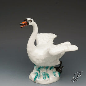 Figur Meissen Schwan 1.Wahl