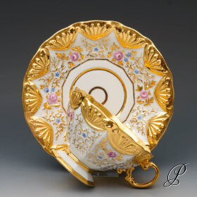 Traumhaftes Prunkgedeck Meissen um 1820 Jhd.