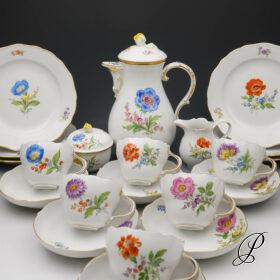 wunderschönes Kaffeeservice Meissen im Dekor Blume2