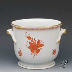 Blumentopf Herend im Dekor Apponyi orange