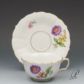 Teegedeck Meissen im Dekor Blume2