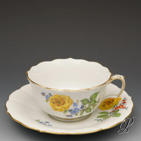 Teegedeck Meissen im Dekor Blume2