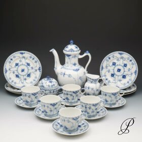 Kaffeeservice Royal Copenhagen Musselmalet Halbspitz