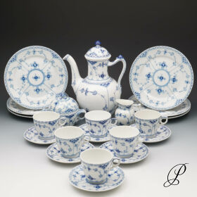 Kaffeeservice Royal Copenhagen Musselmalet Halbspitze