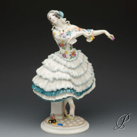 Figur Meissen aus dem Russisches Ballett die Chiarina