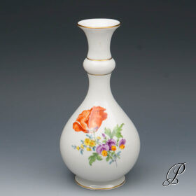 wunderschöne Vase Meissen im Dekor Blume3