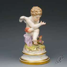 Figur Meissen 1.Wahl Putto aus der L - Serie Knaufzeit um 1900 Jhd.