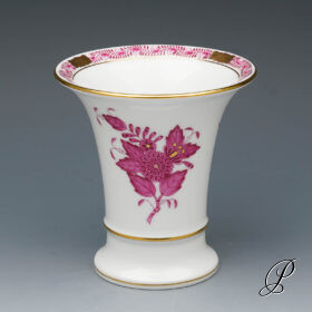 Vase Herend im Dekor Apponyi purpur