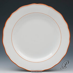 1 Speiseteller Meissen Koralle