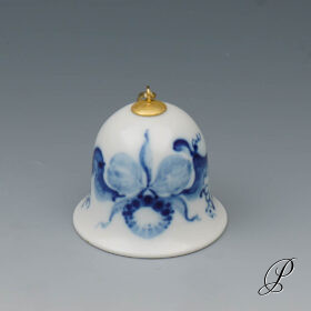 Osterschmuck Miniatur-Glocke mit Orchidee auf Ast 1.Wahl