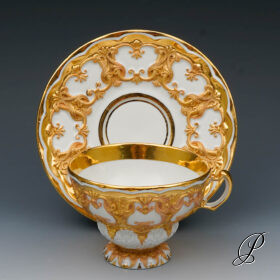sehr altes Prunkgedeck Meissen um 1820-1840 Jhd.