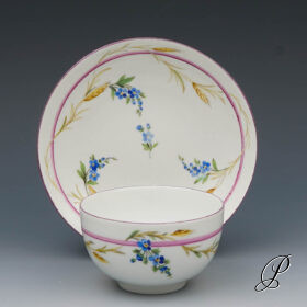 Antiquität aus Meissen 1774-1815 wunderschönes Sammelgedeck mit seltener Malerei
