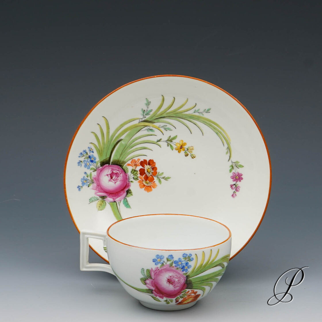 Antiquität aus Meissen 1774-1815 wunderschönes Sammelgedeck