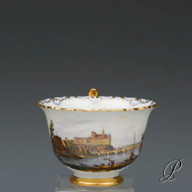 Ansichtentasse Meissen Albrechtsburg um 1820 Jhd.