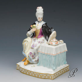 Figur Meissen 1.Wahl aus den fünf Sinnen die Allegorie " das Sehen"