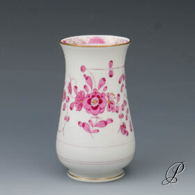 Vase Meissen 1.Wahl reiche Indische Malerei purpur