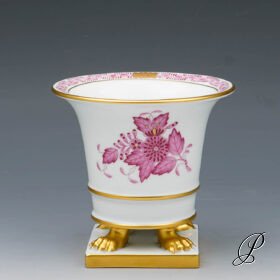 Vase Herend im Dekor Apponyi purpur