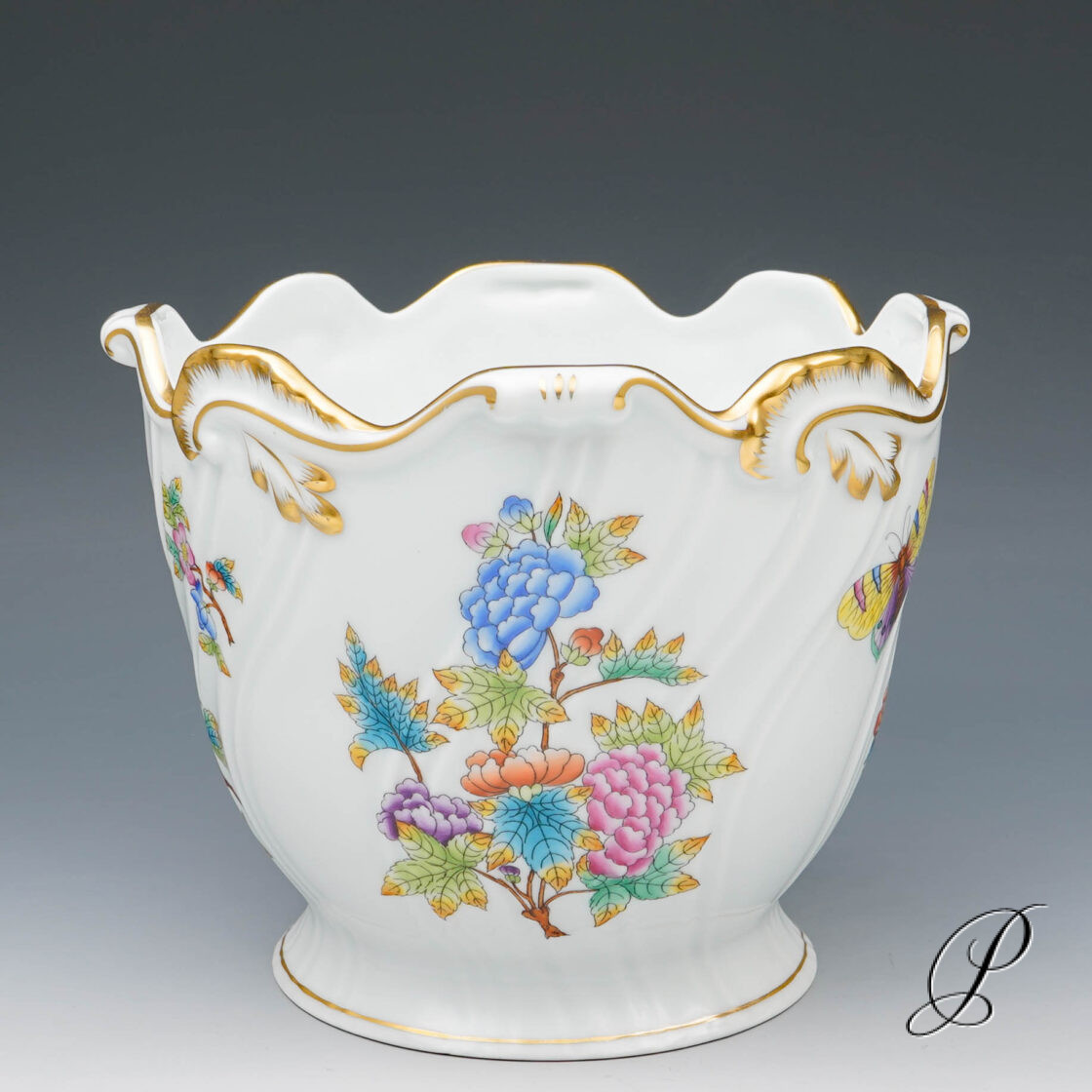 Blumentopf Herend im Dekor Victoria