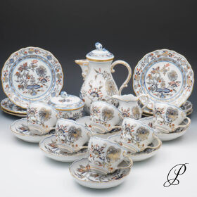 Kaffeeservice Meissen im Dekor Zwiebelmuster Royal