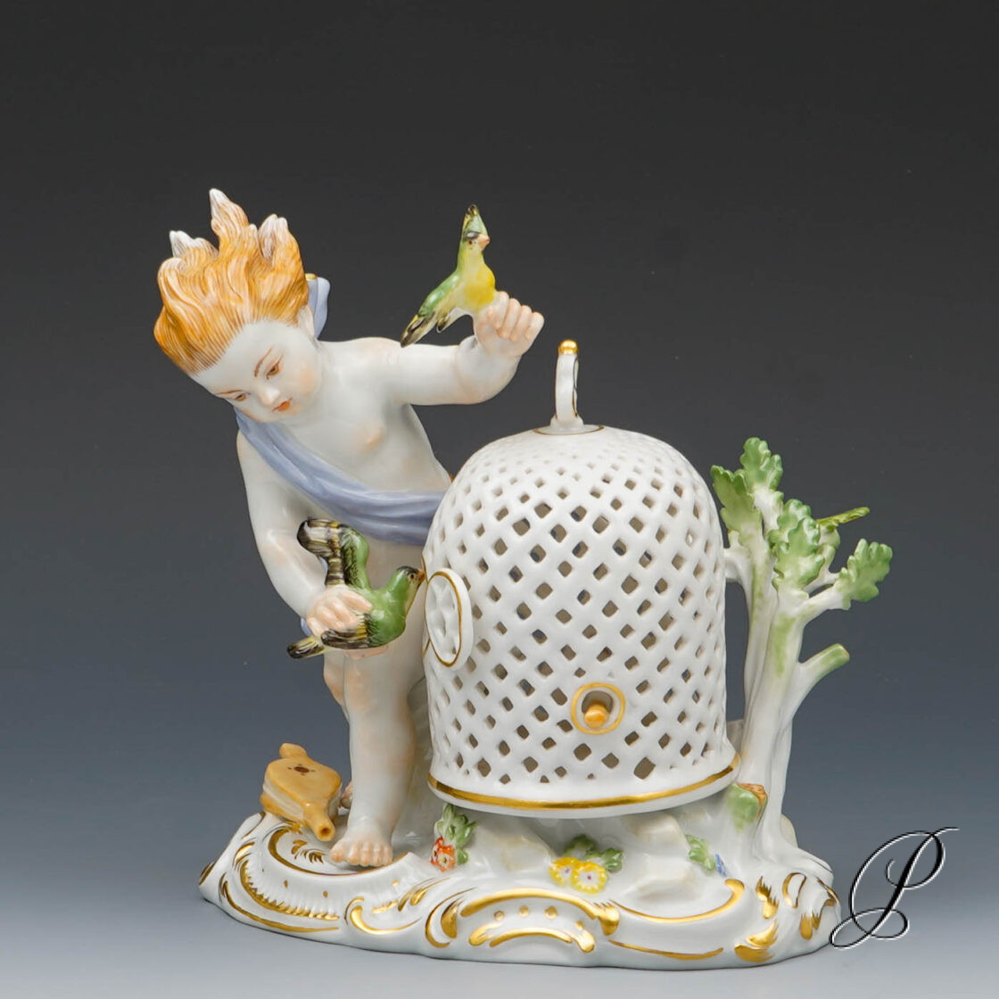 Figur aus den vier Elementen von Meissen "die Luft"