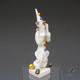 Figur Meissen 1.Wahl Clown aus der Clownkapelle von Peter Strang