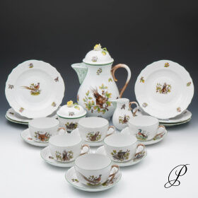 Kaffeeservice Herend "CHTM Hunter Trophies" aus Jagdservice - Wildmalerei