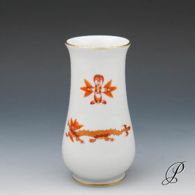 Vase Meissen 1.Wahl im Dekor Reicher Drache rot
