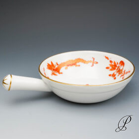 Butterpfännchen Meissen 1.Wahl Reicher Drache Rot