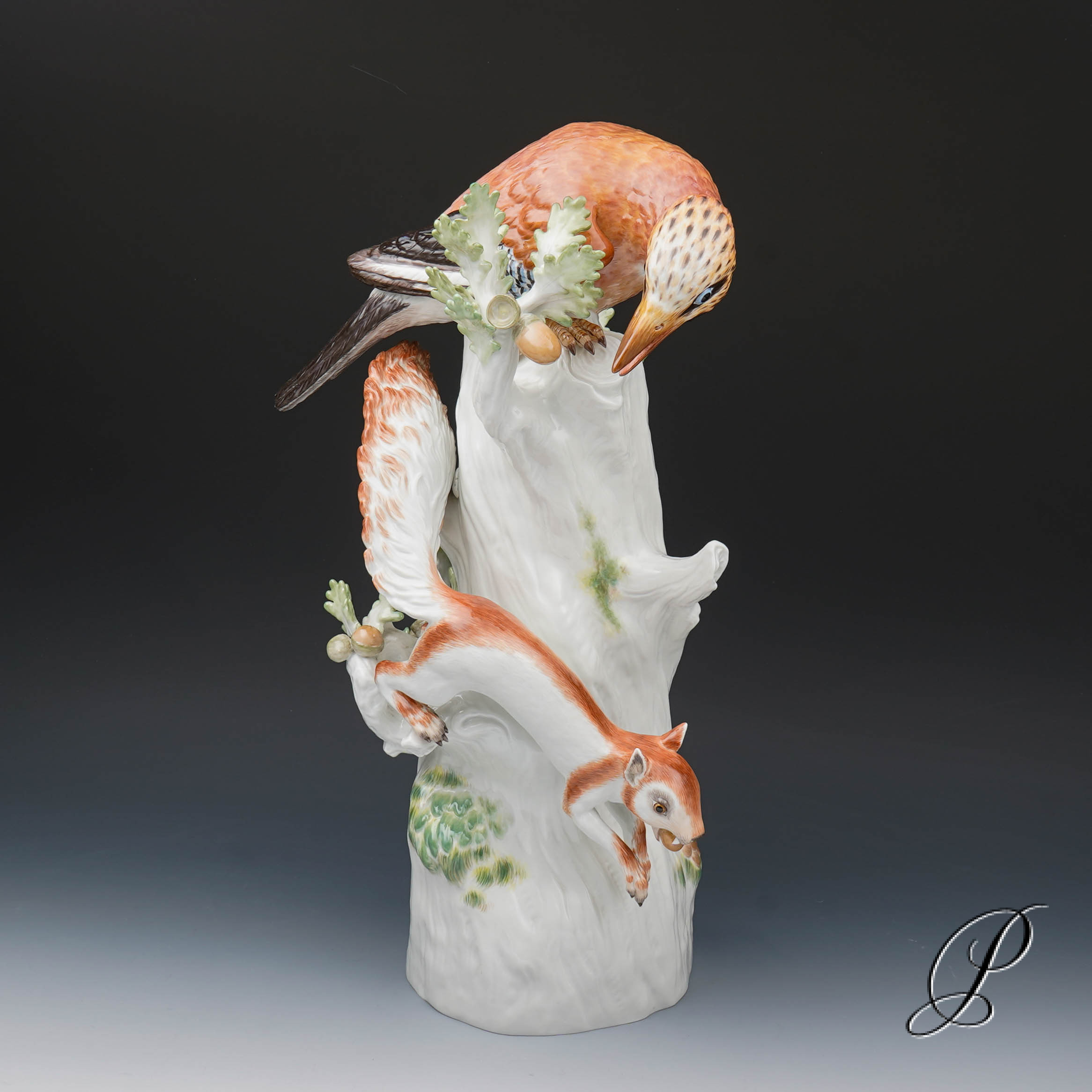 große Figur Meissen "Eichelhäher" – Bild 2
