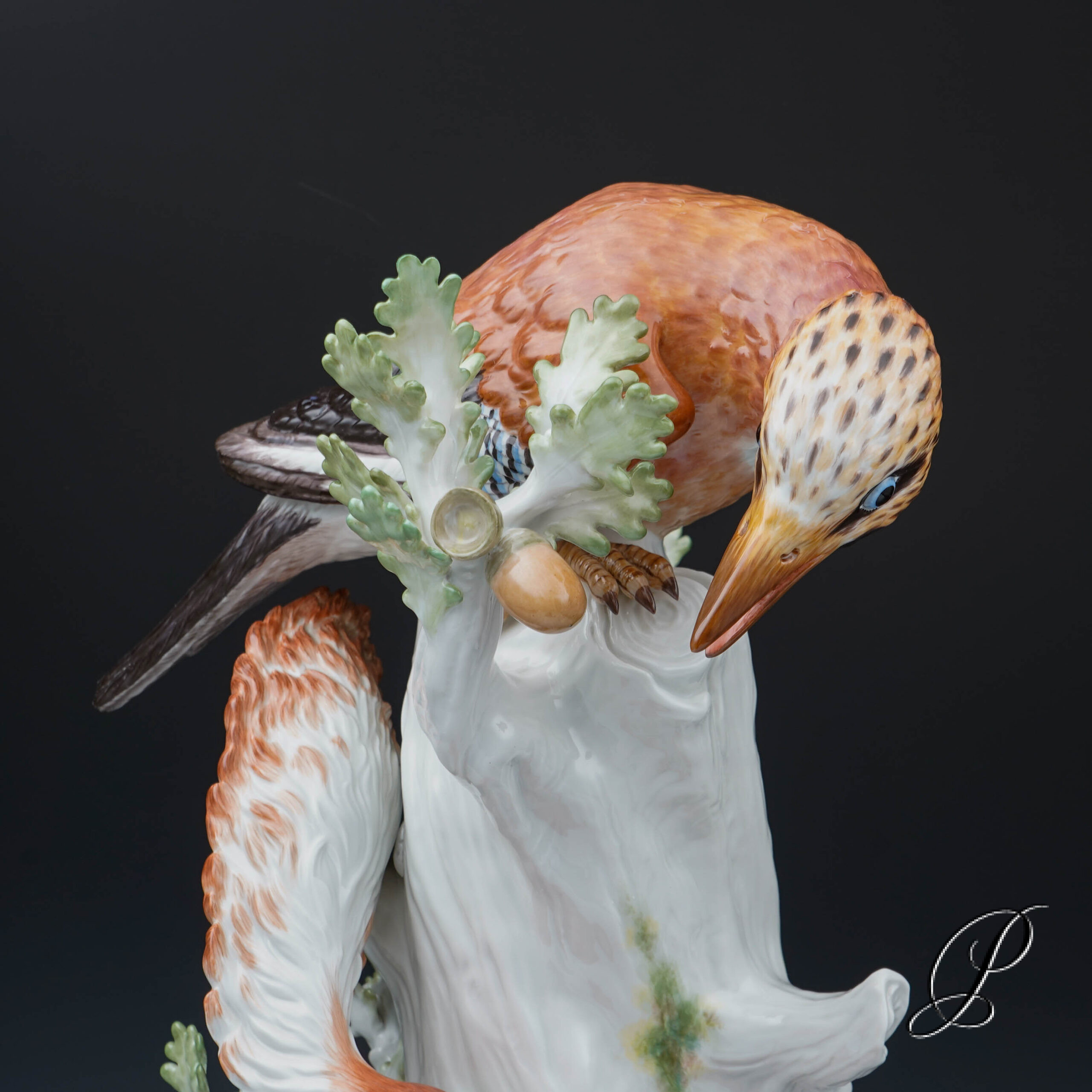 große Figur Meissen "Eichelhäher" – Bild 3