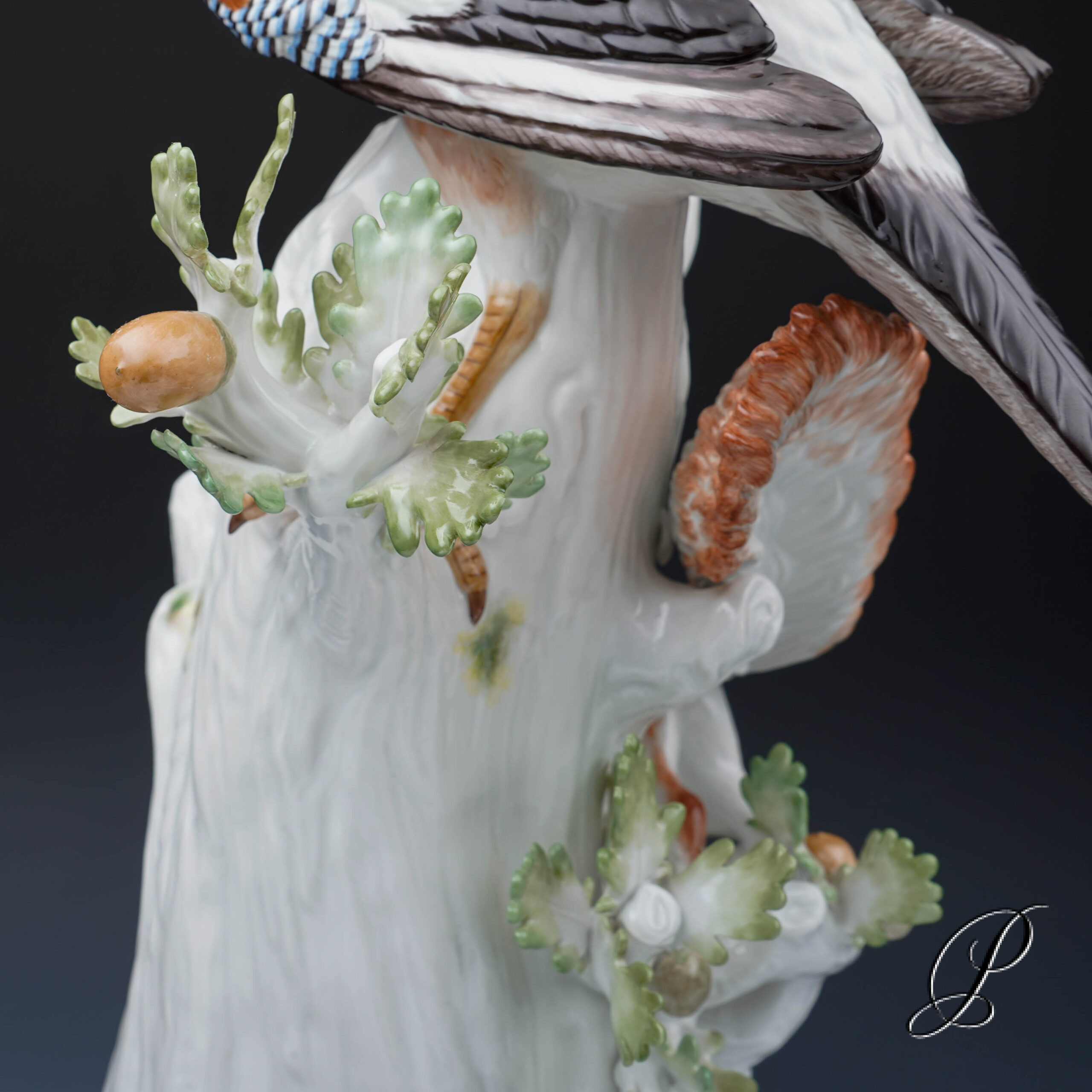 große Figur Meissen "Eichelhäher" – Bild 15