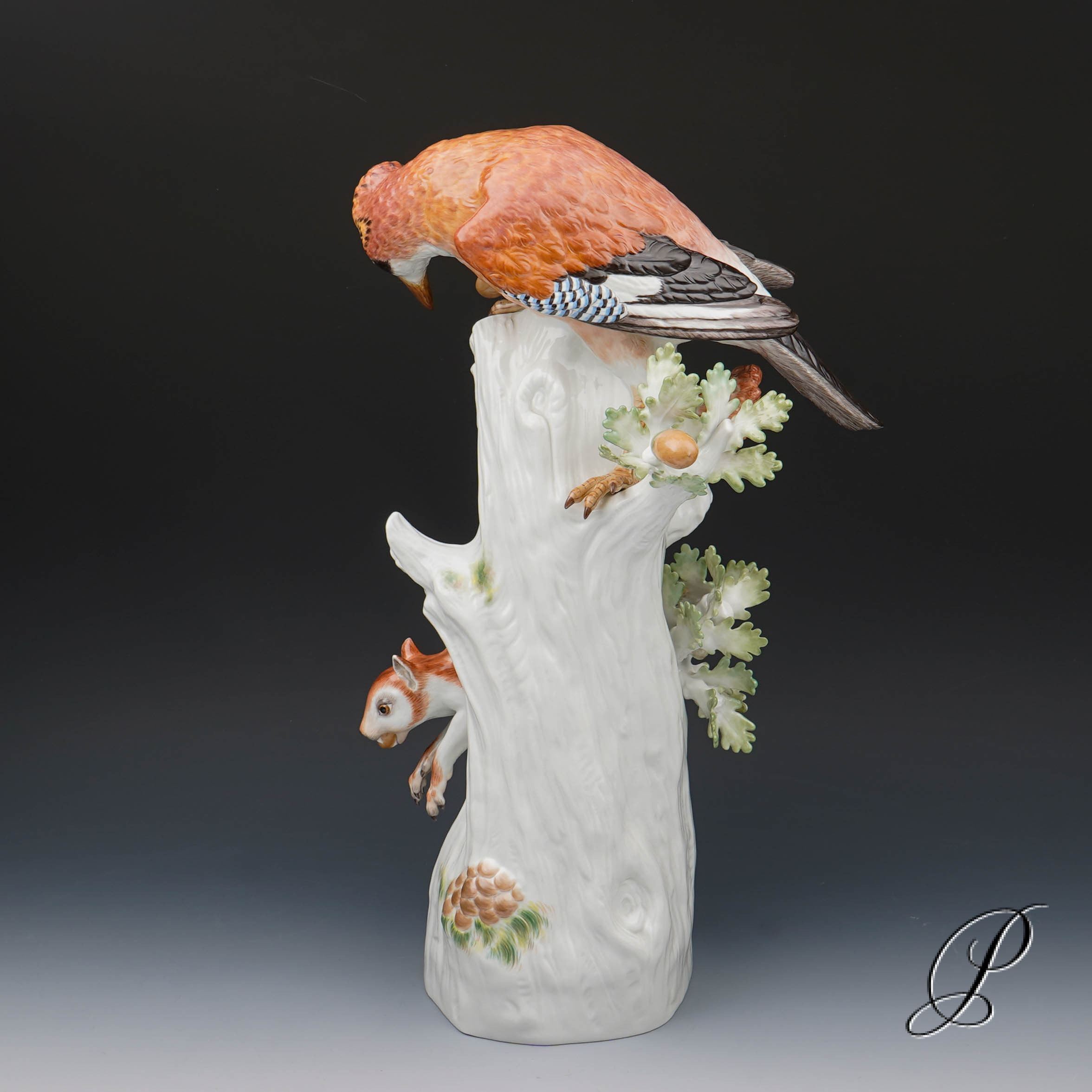 große Figur Meissen "Eichelhäher" – Bild 17