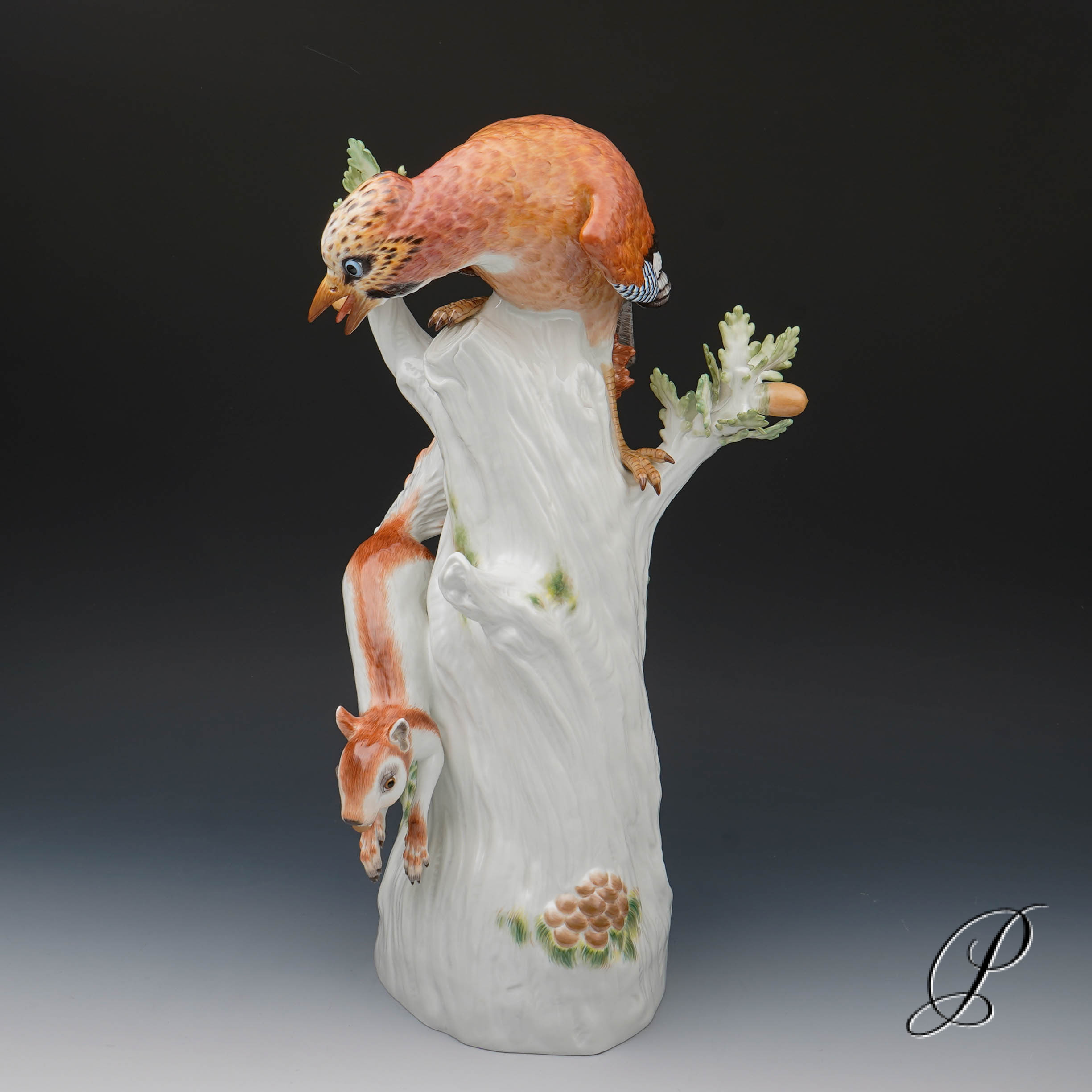 große Figur Meissen "Eichelhäher" – Bild 22